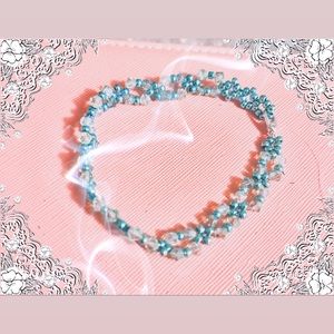 Very pretty artisan bead woven bracelet.